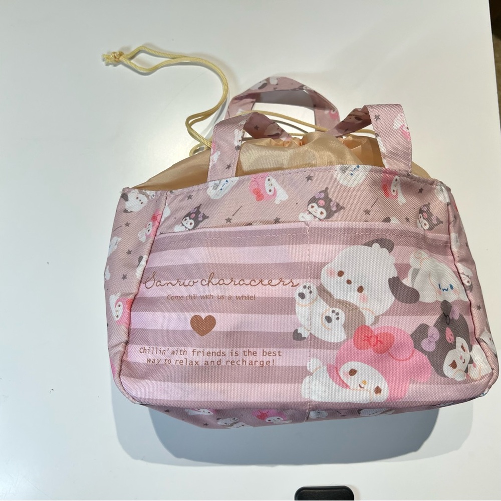 New Rare Unused Pink Sanrio Canvas Pochacco, melody, kuku, cinnaTote Bag